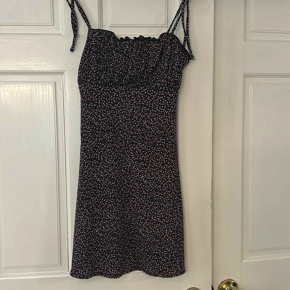Divided brand from H&M black, pink and white dress. Size XS